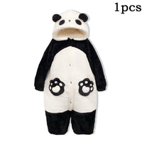 Winter Unisex the Panda Robes Costumes Onesies Kigurumi Unicron Cosplay Pajamas Adult Pyjamas Animal Sleepwear Jumpsuit Anime