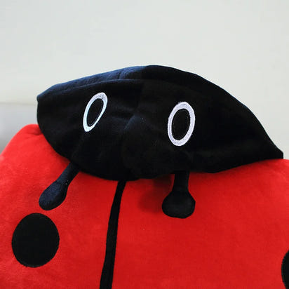 Ladybug Beetle Plush Pillow Soft Stuffed Insect Doll Plushie
