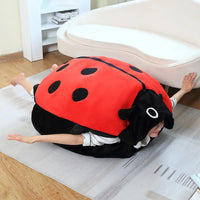 Ladybug Beetle Plush Pillow Soft Stuffed Insect Doll Plushie