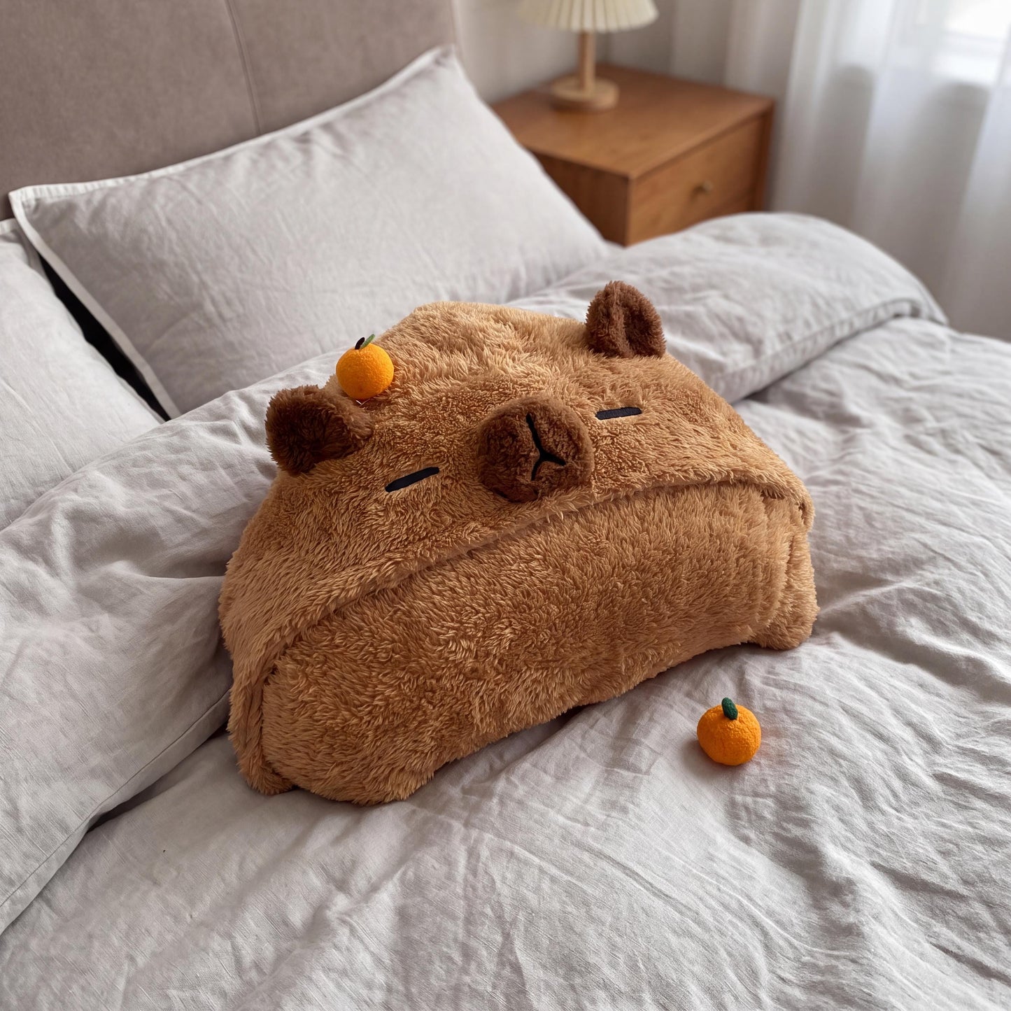 Capybara Onesie Pajamas, Hooded Wearable Blanket Robe, Oversized Plush Fleece Adult Loungewear, Cute Cozy Capybara Gift