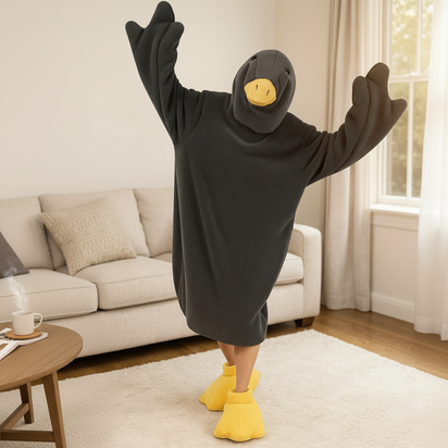 Snuggy Goose Hooded Fleece Robe™